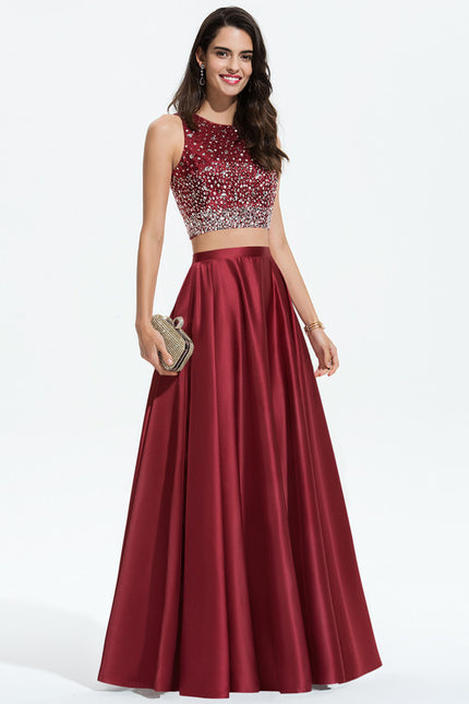 Robe de Soirée Éclat Rubis Majestueux