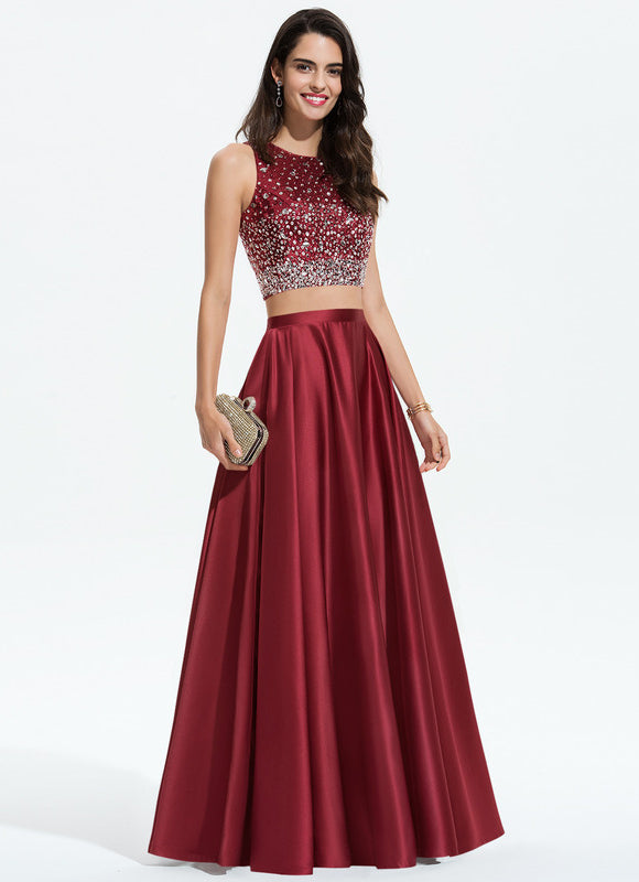 Robe de Soirée Éclat Rubis Majestueux
