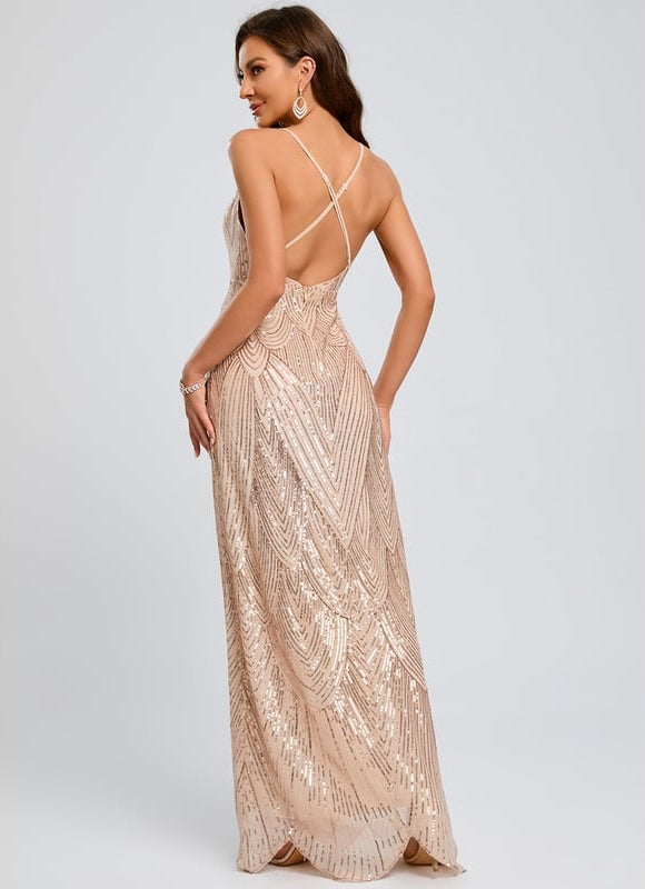 Robe de Soirée Éclat Satiné - gallery 1