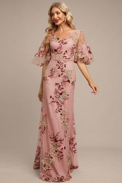 Robe de Soirée Florale Couture - gallery 2