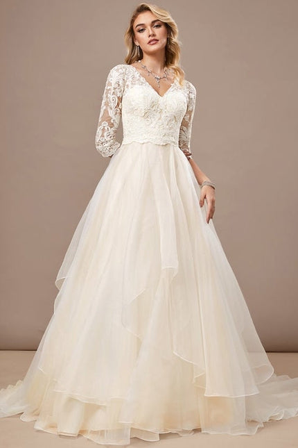 Robe de Soirée Nuageuse Élégante - gallery 1