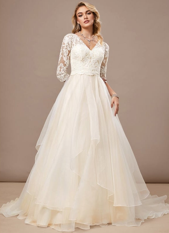 Robe de Soirée Nuageuse Élégante - gallery 1