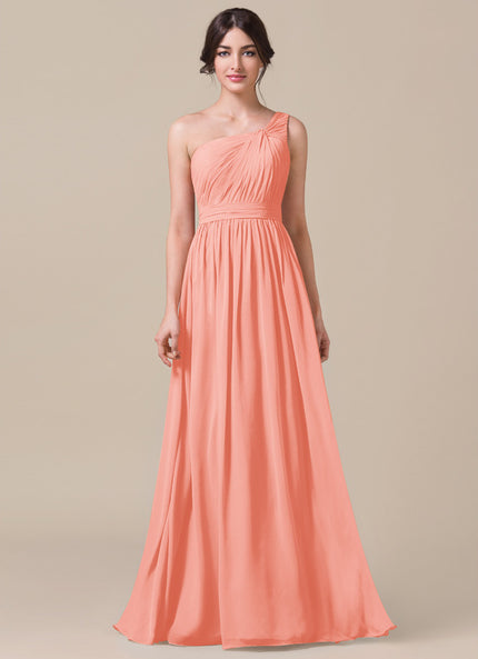 Robe de Soirée Asymétrique Fluide
