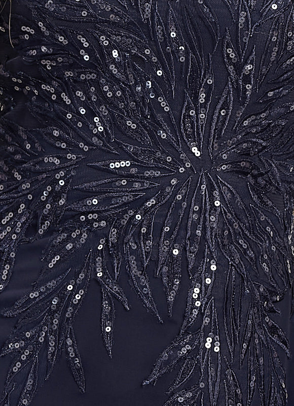 Robe de Soirée Velours Ébène - gallery 2