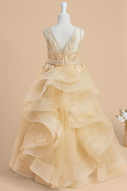 Robe de Soirée Étoile Dorée