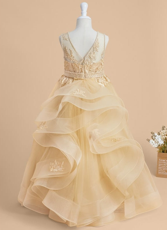 Robe de Soirée Étoile Dorée