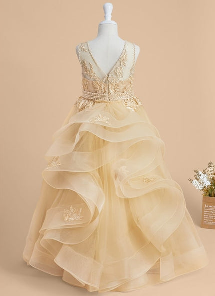 Robe de Soirée Étoile Dorée