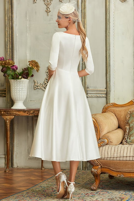 Robe de Soirée Éclatante Satinée - gallery 2
