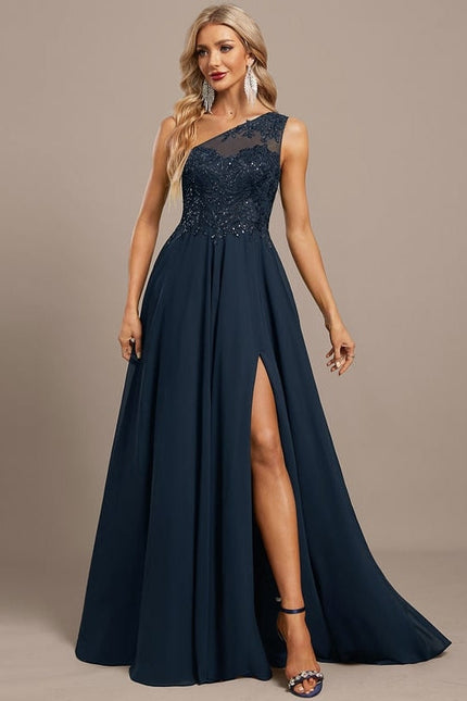 Robe de Soirée Noir Élégant Chic
