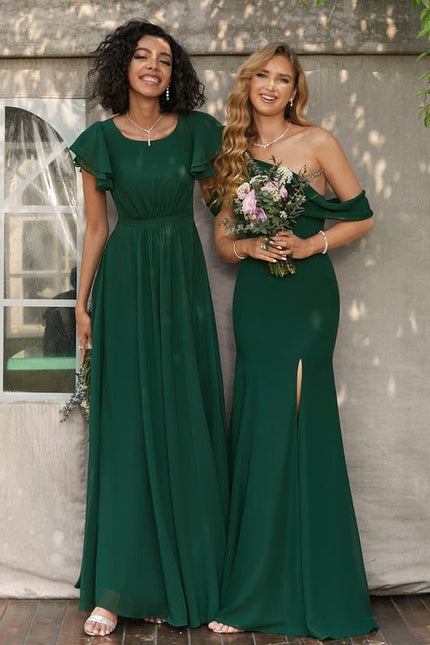 Robe de Soirée Vert Émeraude Chic - gallery 2