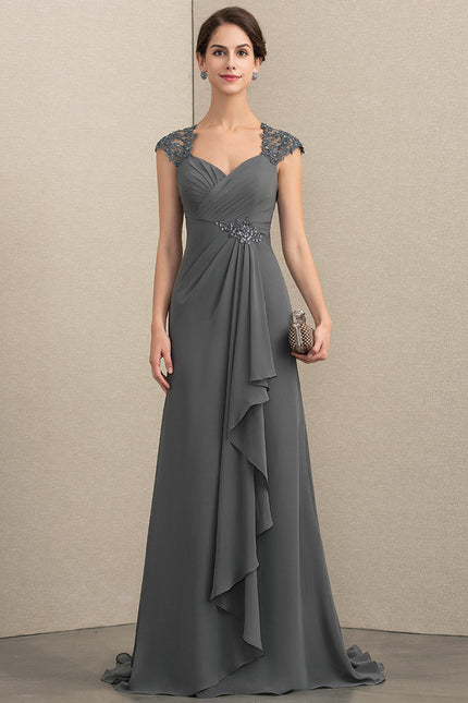 Robe de Soirée Élégance Ombre Argentée - gallery 3