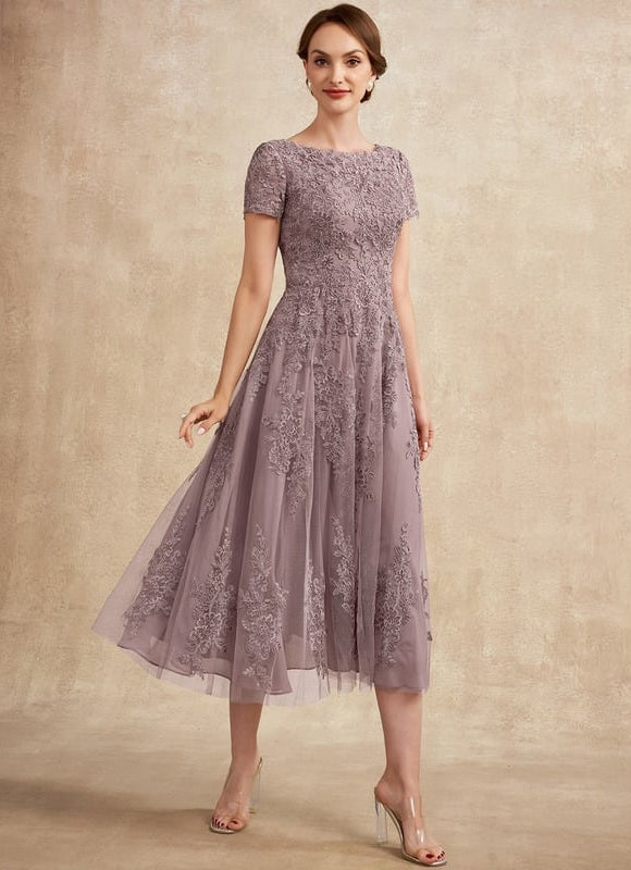 Robe de Soirée Lavande Éthérée - gallery 5