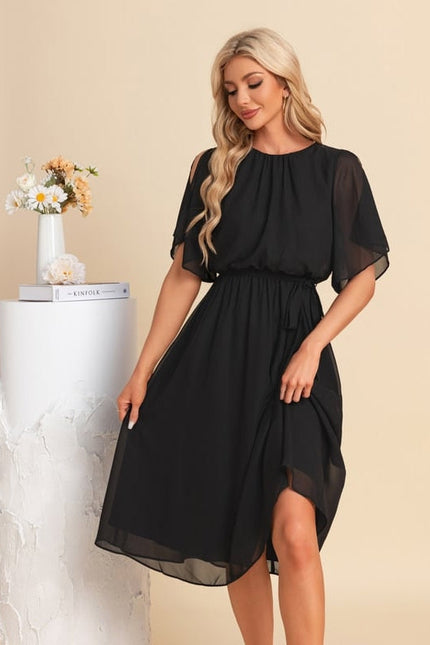 Robe de Soirée Noire Légère - gallery 4