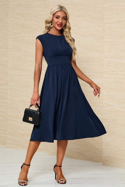 Robe de Soirée Midi Marine - gallery 3