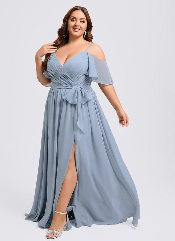 Robe de Soirée Légère Ciel - gallery 8