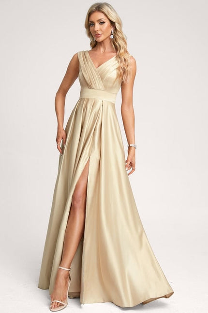 Robe de Soirée Satin Éclairée - gallery 2