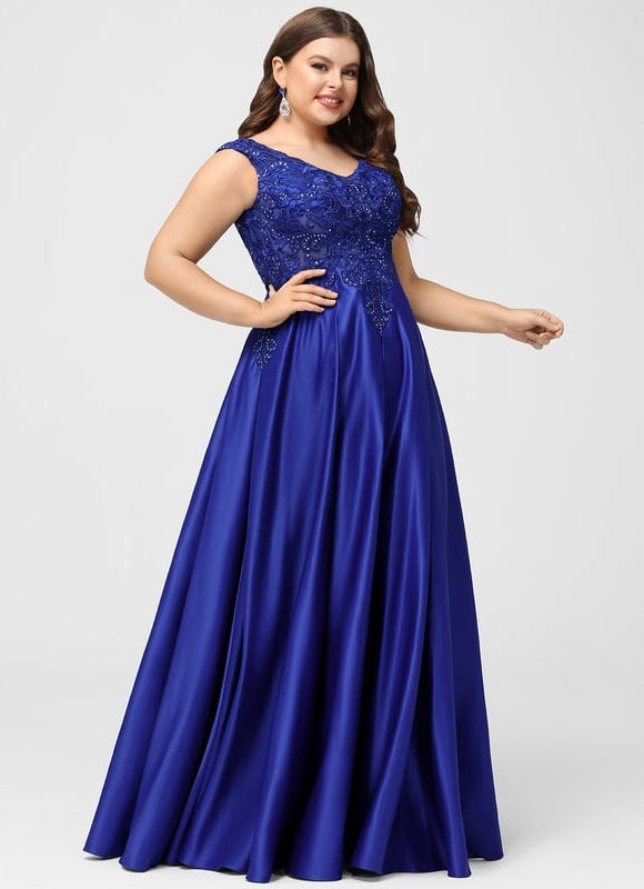 Robe de Soirée Satin Royalty - gallery 9