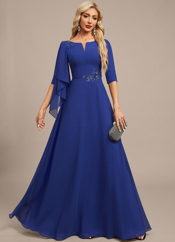 Robe de Soirée Éclatante Marine - gallery 4