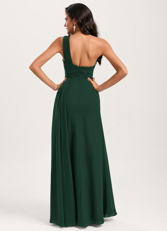 Robe de Soirée Asymétrique Fluide - gallery 1