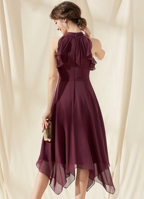 Robe de Soirée Chiffon Flottante - gallery 1