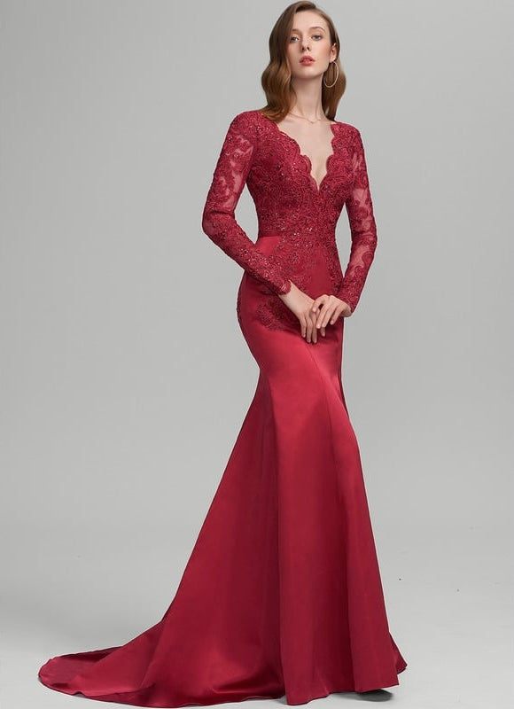 Robe de Soirée Rouge Envoûtement