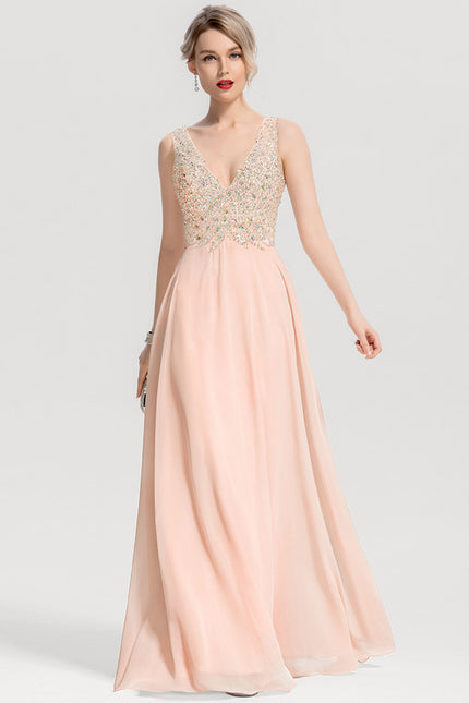 Robe de Soirée Éclat Pêche - gallery 2