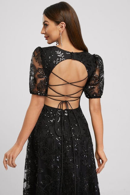 Robe de Soirée Ballet Sombre Magnifique - gallery 4