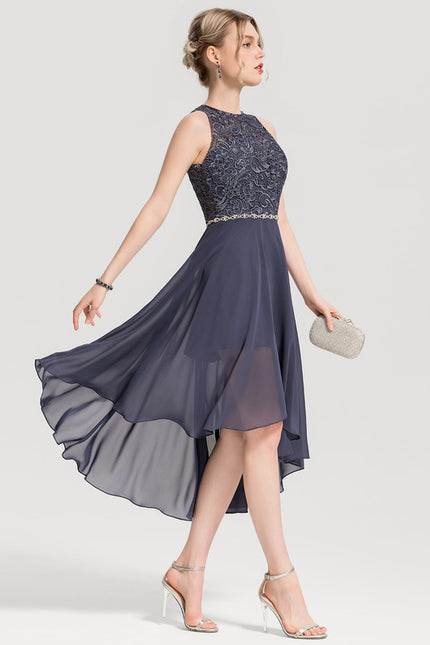 Robe de Soirée Chic Asymétrique Étoilé - gallery 1