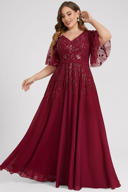 Robe de Soirée Élégance Marine - gallery 7