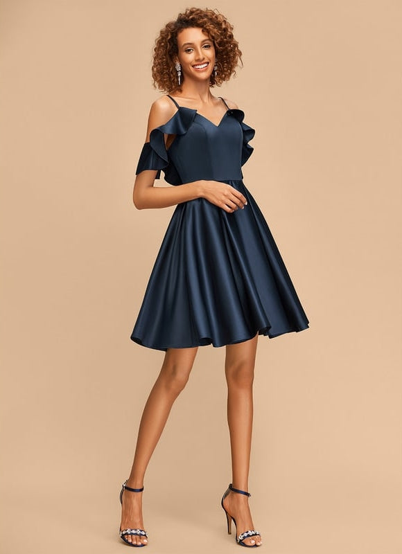 Robe de Soirée Satin Vague Chic - gallery 3