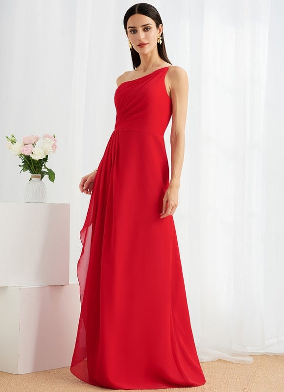 Robe de Soirée Asymétrique Fluide - gallery 2