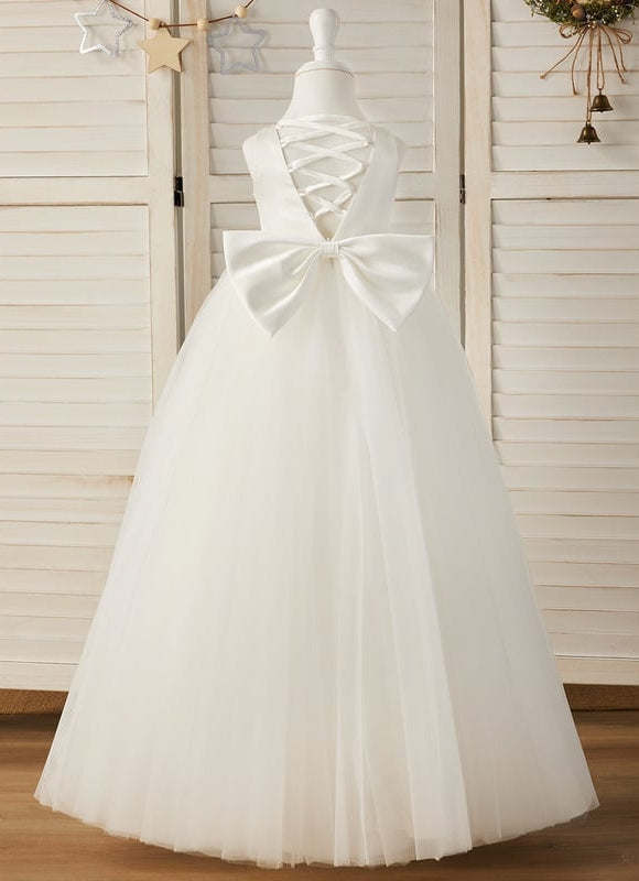 Robe de Soirée Satinée Enfant