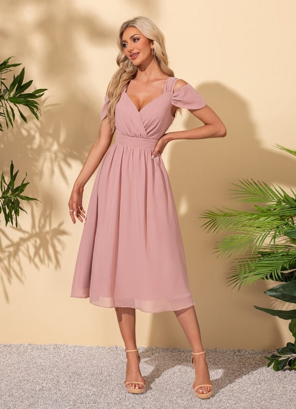 Robe de Soirée Vert Pastel Élégante - gallery 3