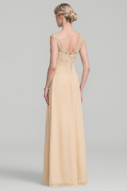 Robe de Soirée Élégance Grise Flottante - gallery 3