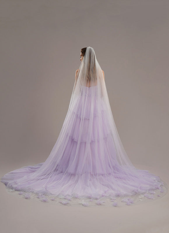 Robe de Soirée Lilas Éthéré - gallery 4