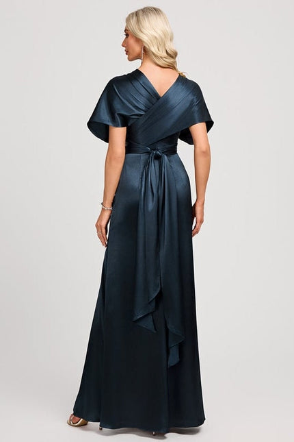Robe de Soirée Nocturne Satinée - gallery 7
