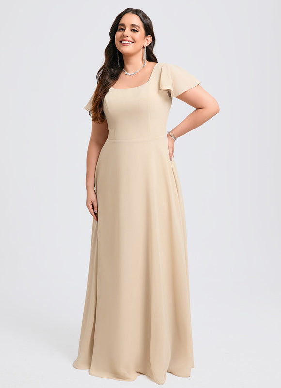 Robe de Soirée Fluide Vert Deau - gallery 6
