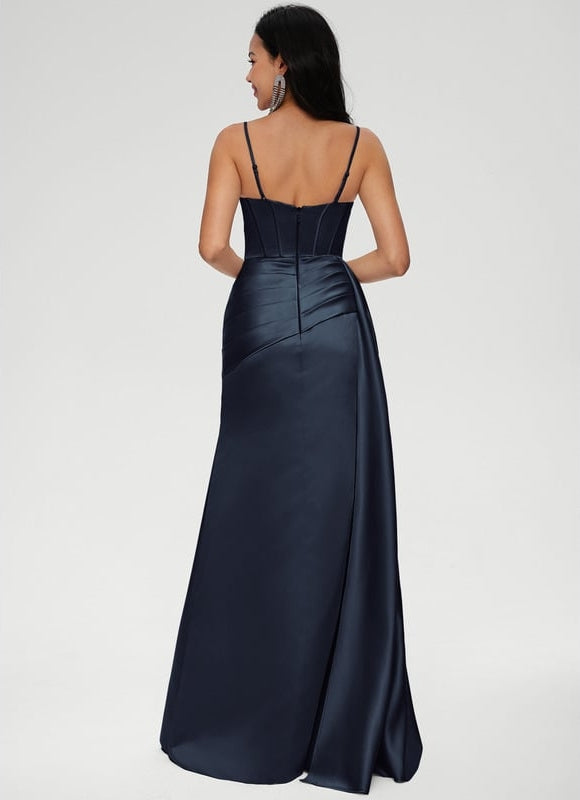Robe de Soirée Satin Nuit - gallery 4