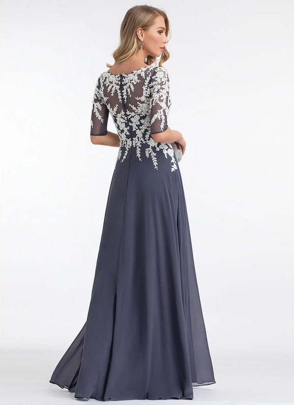 Robe de Soirée Élégance Marine Couture - gallery 3