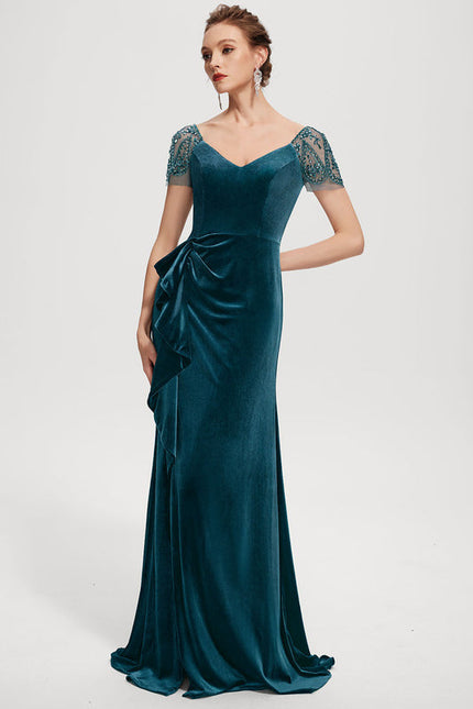 Robe de Soirée Velours Élancé - gallery 6