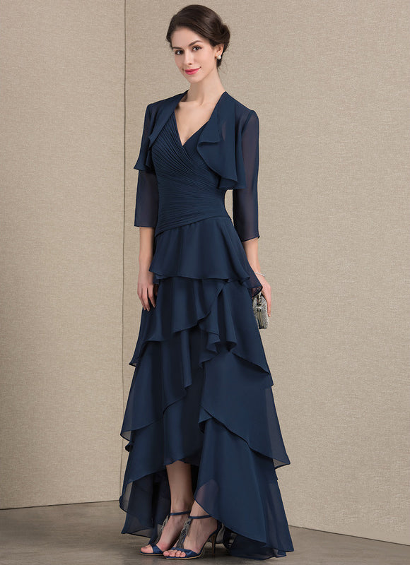 Robe de Soirée Gris Nuageux Chic - gallery 2