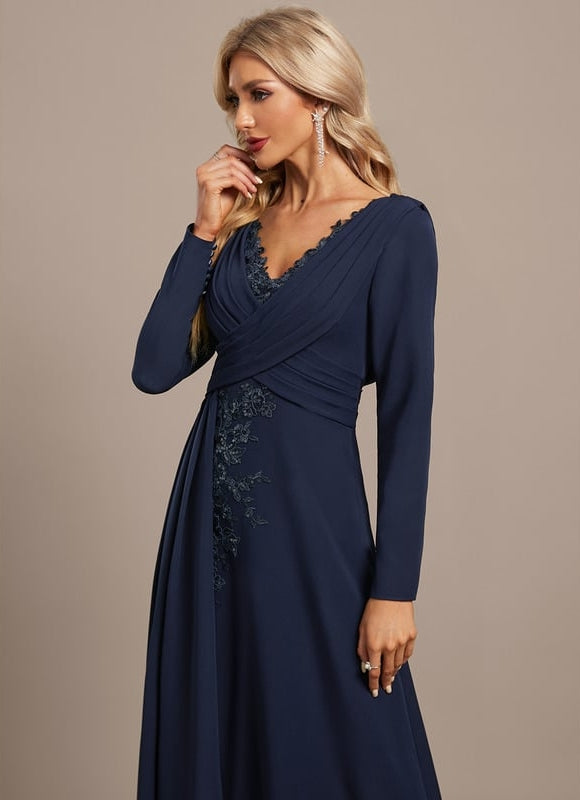 Robe de Soirée Élégance Marine Chic - gallery 2