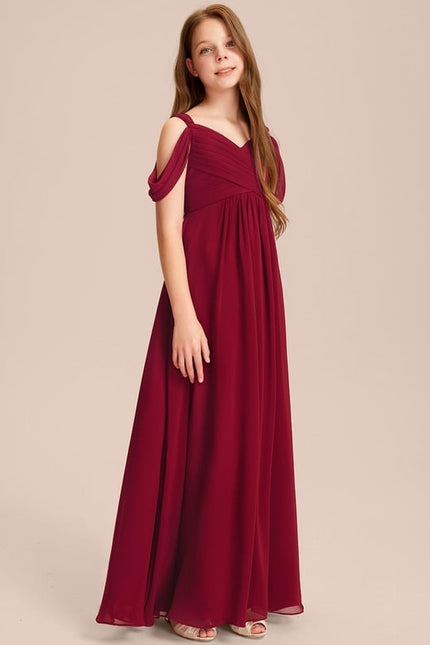 Robe de Soirée Flottante Cerise - gallery 4
