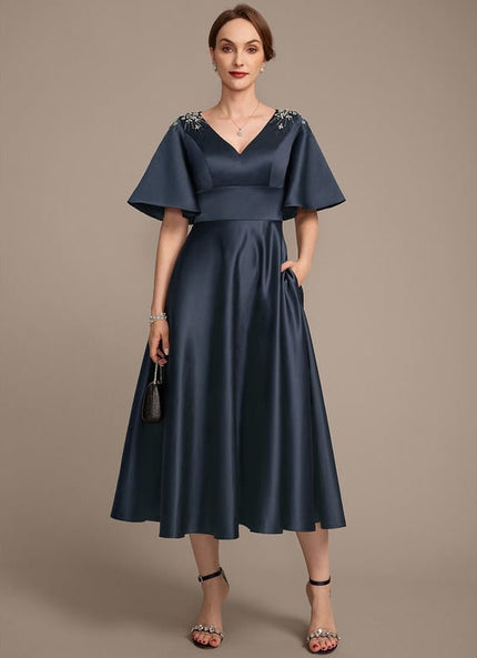 Robe de Soirée Satinée Sophistiquée