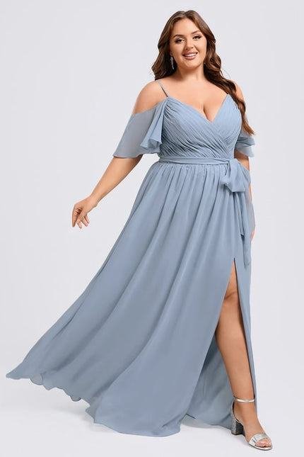 Robe de Soirée Légère Ciel - gallery 7