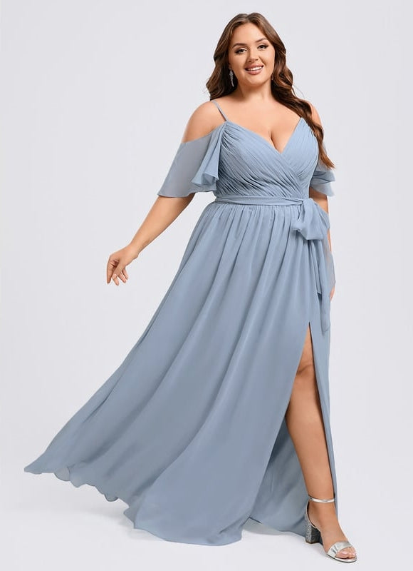 Robe de Soirée Légère Ciel - gallery 7