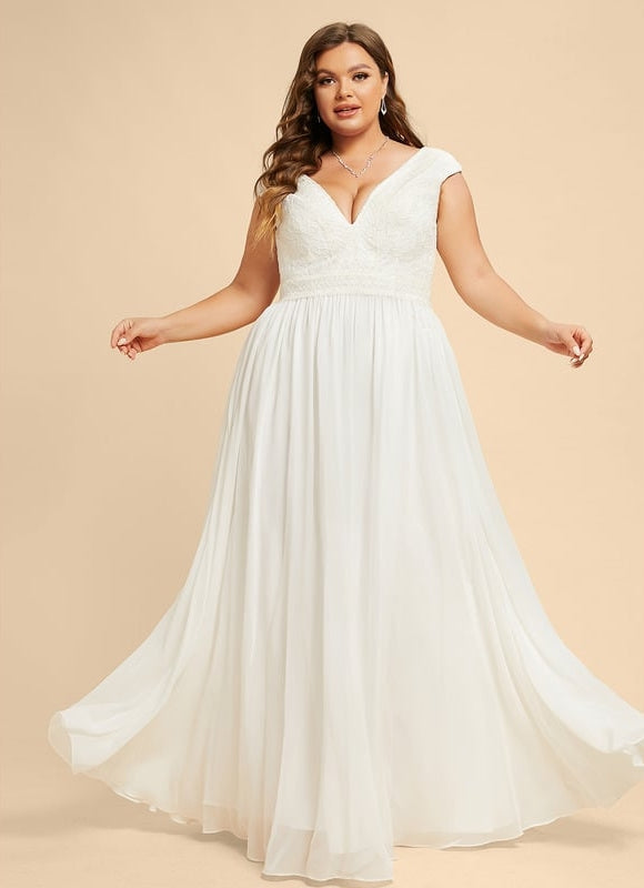 Robe de Soirée Vaporeuse Écrue - gallery 5