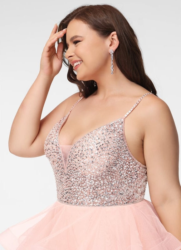 Robe de Soirée Rêve Poudré - gallery 7
