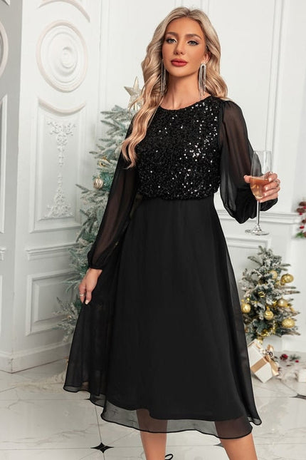 Robe de Soirée Pailletée Élégante - gallery 2