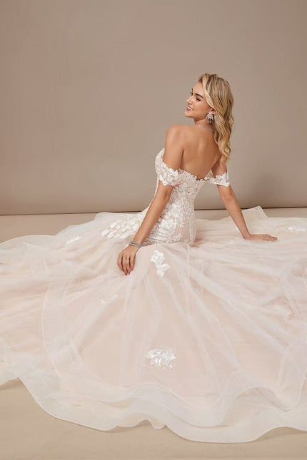 Robe de Soirée Sirène Florale - gallery 4